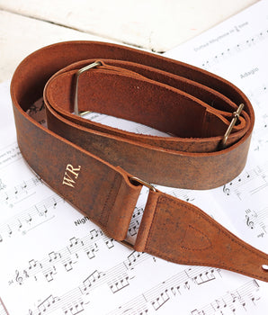 Handmade Leather Guitar Strap