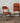 Vintage Folding Chair - Red