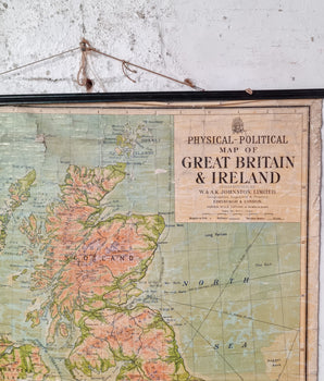 Vintage Map of Great Britain and Ireland