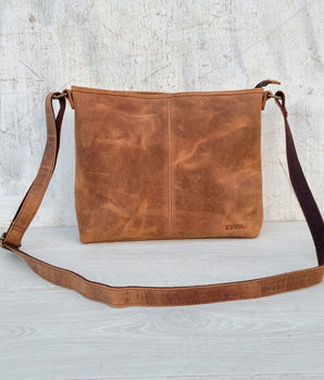 Women's Large Leather Sling Bag