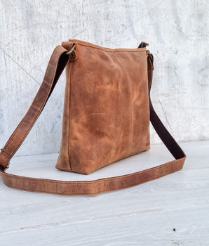 Women's Large Leather Sling Bag