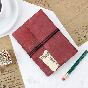 Small Vintage Leather Notebook