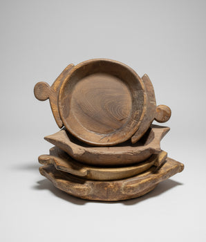 Large Vintage Wooden Bowl