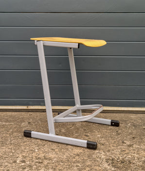 Old School Stool - Metal Frame