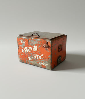 Vintage Gold Spot Coolbox