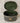 Green Vintage Metal Hat Box