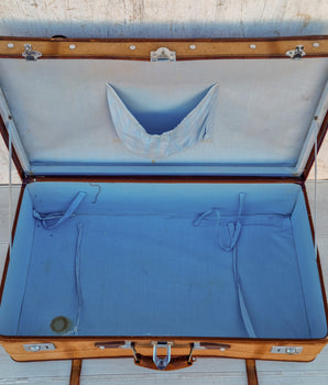 Vintage Canvas Suitcase