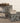 Vintage Stackable Industrial Metal Tote Tin Boxes (set of 3)
