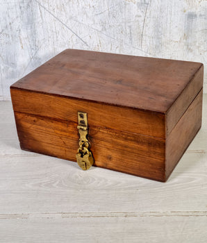 Vintage Wooden Jewellery Box