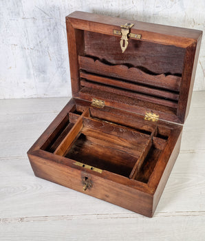 Vintage Wooden Jewellery Box