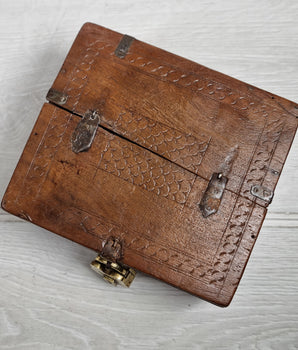 Vintage Wooden Money Box