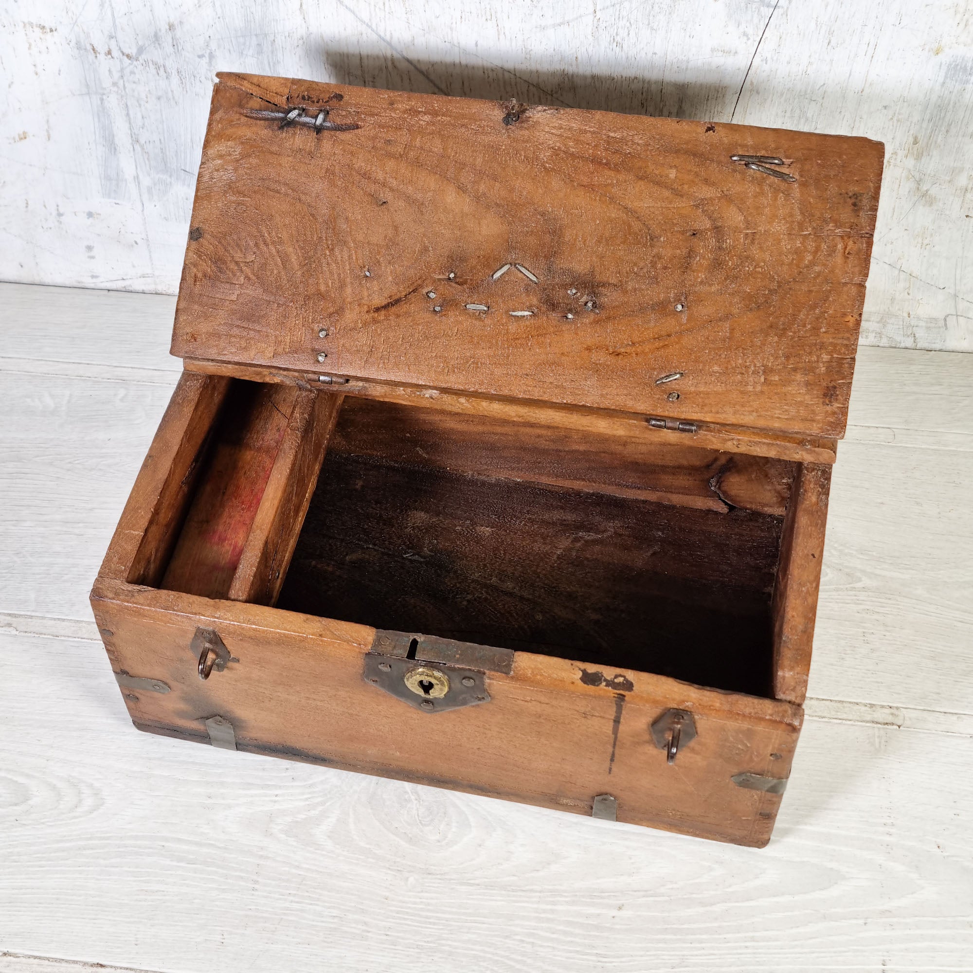 Vintage Wooden Cash Box