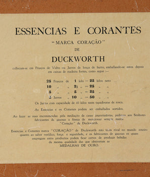 Vintage Duckworth Essences Poster