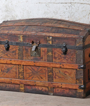 Antique Domed Trunk