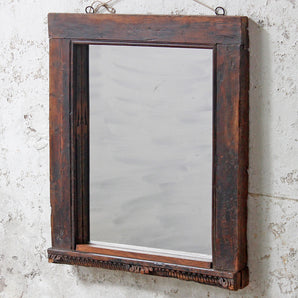 Antique Window Frame Mirror
