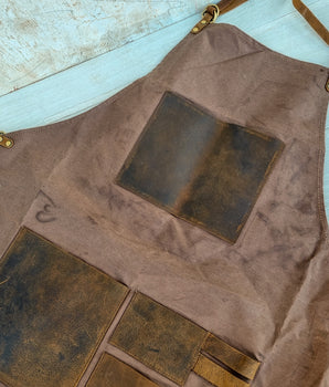 Artisan's Canvas and Leather Apron - Seconds