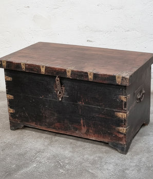 Black Antique Storage Chest