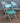 Metal Vintage Folding Chair - Blue