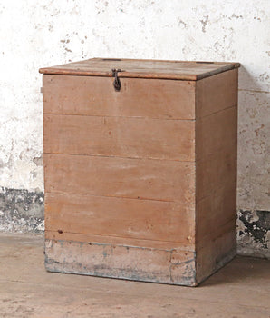 Large Vintage Industrial Chest