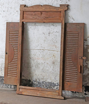 Art Deco Colonial Shuttered Window Frame