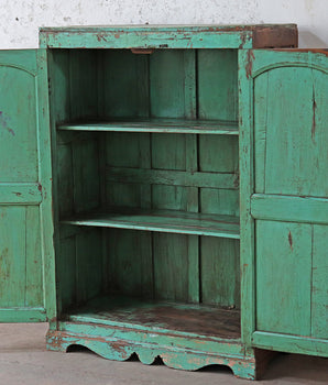 Large Green Vintage Cupboard