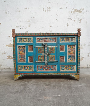 Vintage Blue Damchiya Cabinet