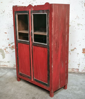 Vintage Red Cupboard