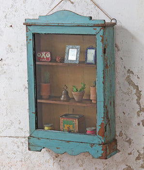 Old  Blue Cabinet