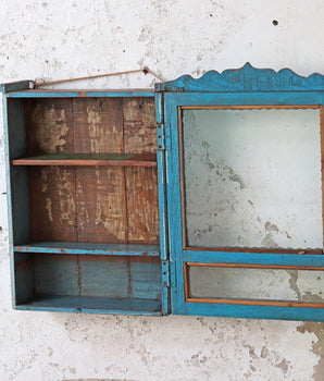 Old Blue Display Cabinet