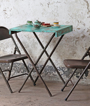 Vintage Bistro Table and Chairs Set