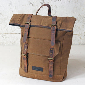 Canvas and Leather Rucksack