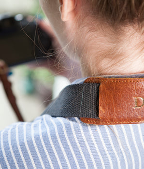 Canvas and Leather Camera Strap