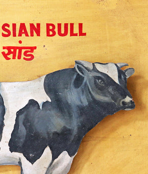 Old Indian Painting - Friesian Cow