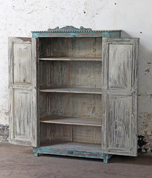 Old Distressed Hardwood Cupboard