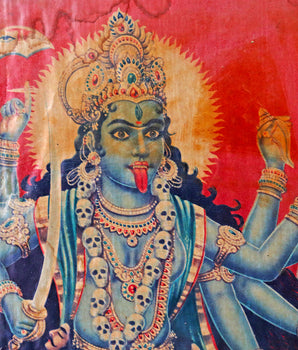 Vintage Indian Print - Kali Mata