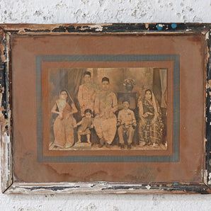 Vintage Indian Framed Photograph