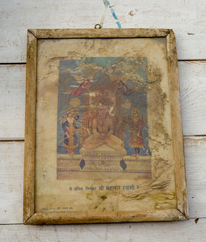 Vintage Tirthankara Mahavira Print