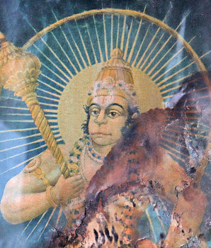 Old Indian Print - Hanuman