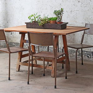 Vintage Kitchen Table by Dairy Supply Co.