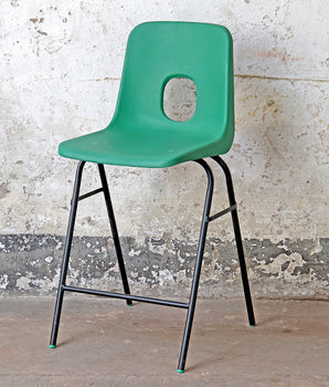 Tall Old School Chairs - Green