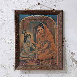 Vintage Shri Krishna Print