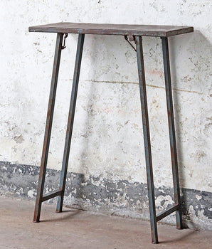 High Small Metal Table