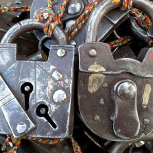Antique Iron Padlock