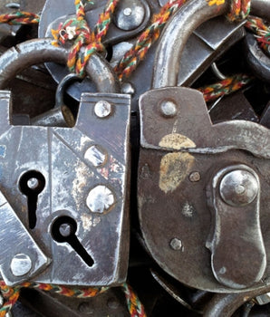 Antique Iron Padlock