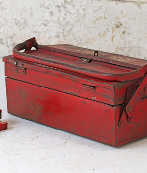 Red Vintage Tool Box