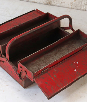 Red Vintage Tool Box