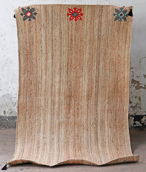 Bohemian Large Handwoven Natural Jute Rug 240 x 150