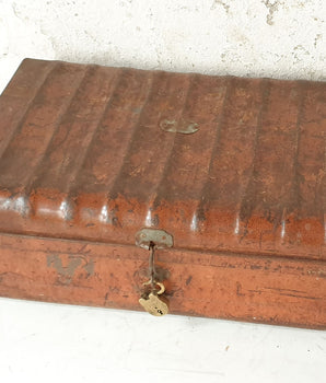 Large Colourful Travel Trunk