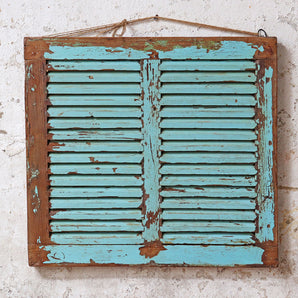 Vintage Carriage Shuttered Window - Large