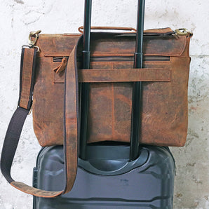Leather Briefcase for Men - Hamilton